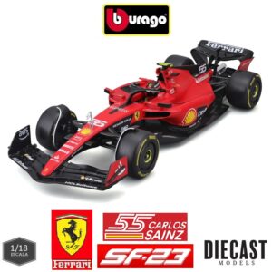 Burago Ferrari SF23 Carlos Sainz (2023)